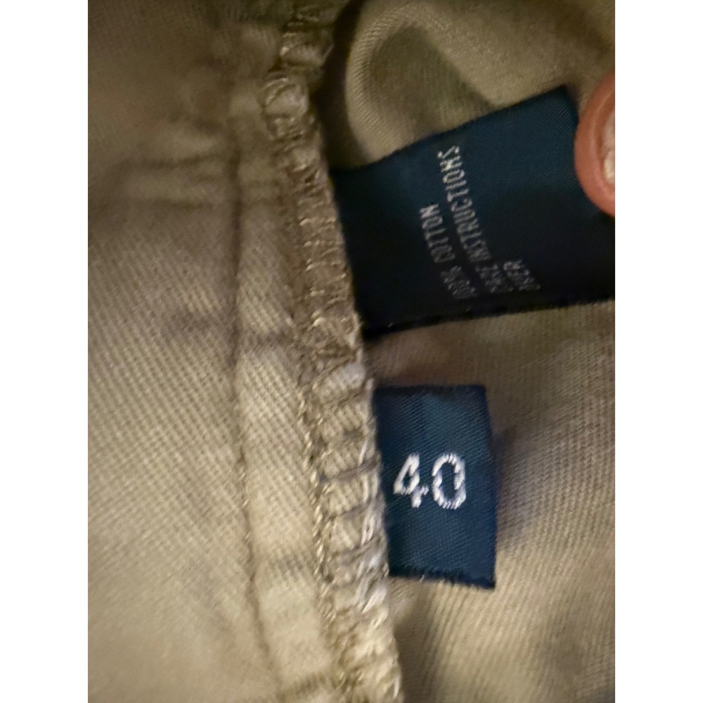 Y2K vintage 2000s Polo Ralph Lauren Tyler Shorts Classic Polo Chino KhakiSize 40 - Picture 6 of 6